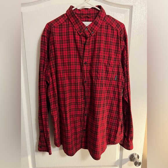 Men’s Plaid Columbia Button Down Shirt - Picture 2 of 2